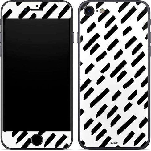 Black Dash iPhone SE (2nd & 3rd Gen) Skin