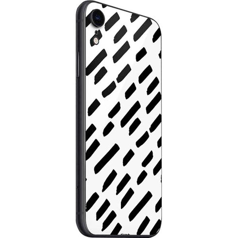 Black Dash iPhone SE (2nd & 3rd Gen) Skin