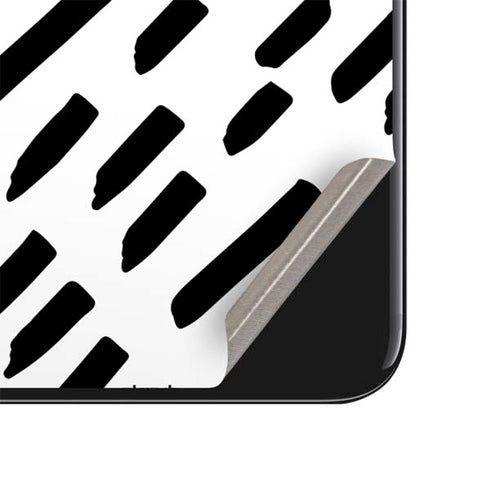 Black Dash iPhone SE (2nd & 3rd Gen) Skin