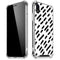 Black Dash iPhone XR Clear Case