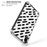 Black Dash iPhone XR Clear Case