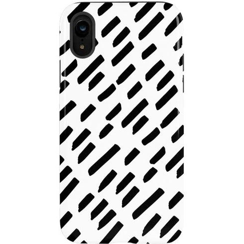 Black Dash iPhone XR Pro Case