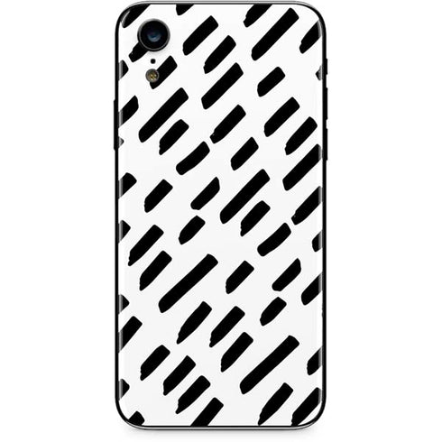 Black Dash iPhone XR Skin