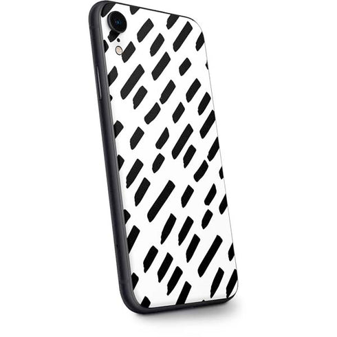 Black Dash iPhone XR Skin