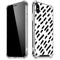 Black Dash iPhone XS Max Clear Case