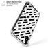 Black Dash iPhone XS Max Clear Case