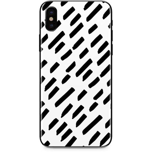 Black Dash iPhone XS Max Skin
