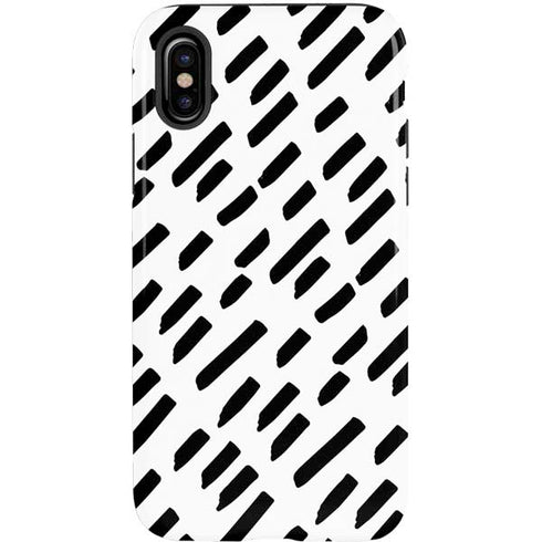 Black Dash iPhone XS Pro Case