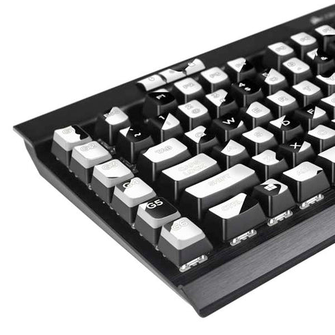 Black Dash K95 RGB PLATINUM Mechanical Gaming Keyboard Skin