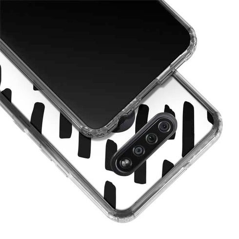 Black Dash LG K51/Q51 Clear Case