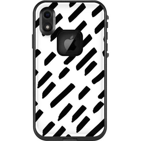 Black Dash LifeProof Fre iPhone Skin
