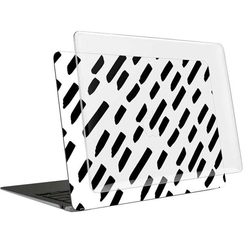 Black Dash MacBook Air 13in (2020) Case plus Skin