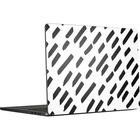 Black Dash MacBook Air 15 in (2023) Skin