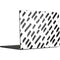 Black Dash MacBook Air 15 in (2023) Skin