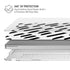 Black Dash MacBook Pro 13in (2020) Case plus Skin