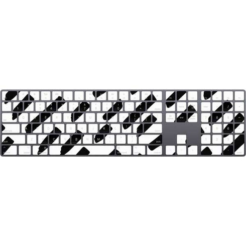 Black Dash Magic Keyboard with Numeric Keypad Skin