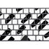 Black Dash Magic Keyboard with Numeric Keypad Skin