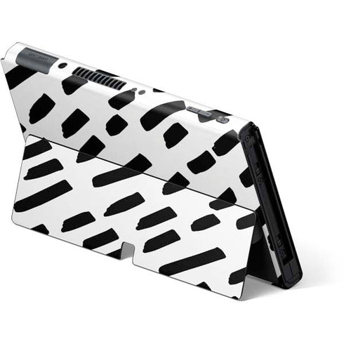 Black Dash Nintendo Switch OLED (2021) Skin
