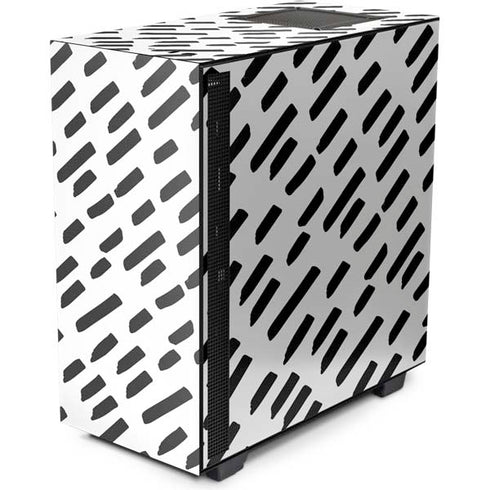 Black Dash NZXT H510 Compact ATX Mid-Tower Case Skin