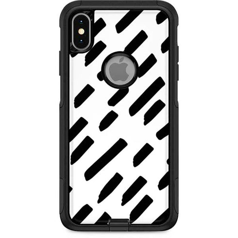 Black Dash Otterbox Commuter iPhone Skin