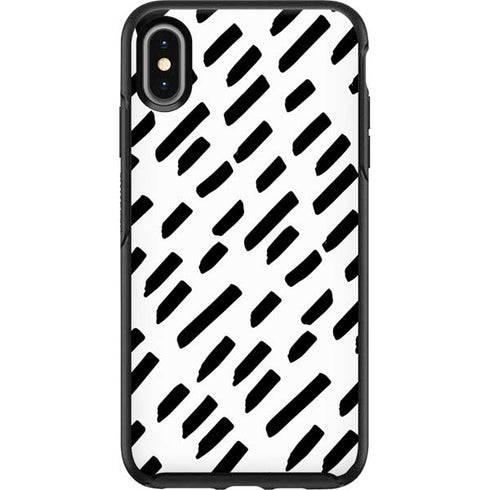 Black Dash Otterbox Symmetry iPhone Skin