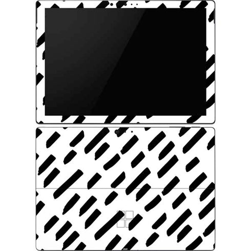 Black Dash Surface Pro 6 Skin