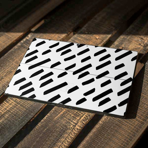 Black Dash Surface Pro 7 Skin