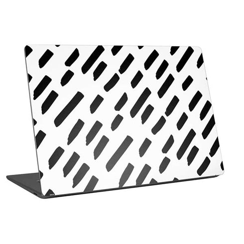 Black Dash Universal Laptop 14in (11.4 x 8.2in) Skin