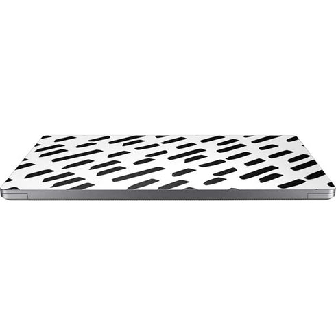 Black Dash Universal Laptop 16.6in (13.4 x 9.7in) Skin