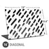 Black Dash Universal Laptop 16in (13 x 9.4in) Skin