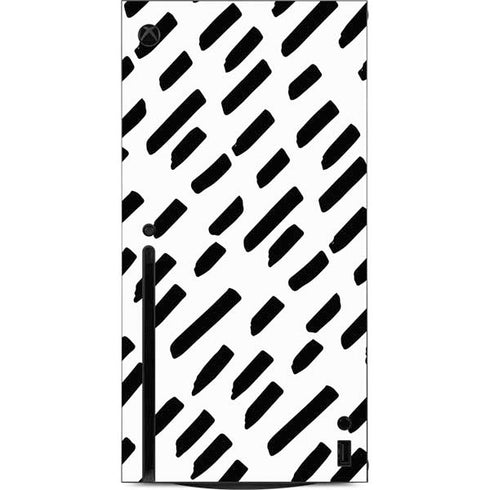 Black Dash Xbox Series X Console Skin