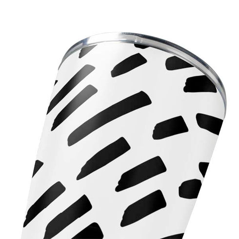 Black Dash Yeti 20oz Tumbler Skin