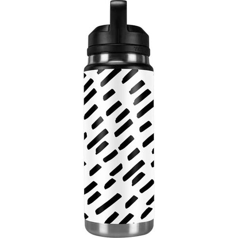 Black Dash YETI Rambler 26oz Bottle Skin