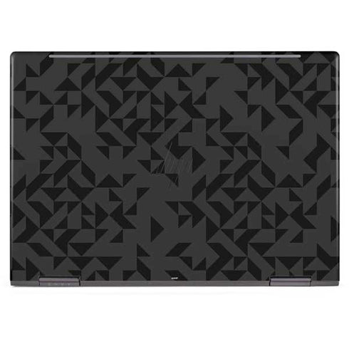 Black Geometric HP Envy Skin