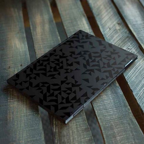 Black Geometric HP Envy Skin