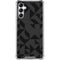 Black Geometric Galaxy A14 5G Clear Case