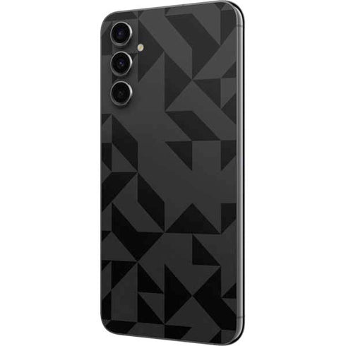 Black Geometric Galaxy A14 5G Skin