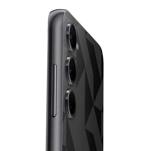 Black Geometric Galaxy A14 5G Skin