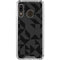 Black Geometric Galaxy A30 Clear Case