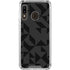 Black Geometric Galaxy A30 Clear Case