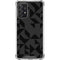 Black Geometric Galaxy A72 5G Clear Case
