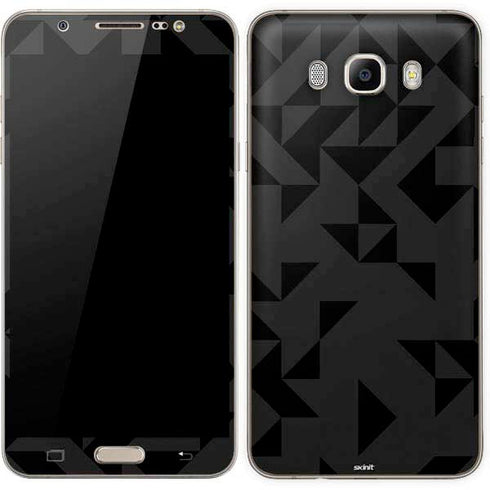Black Geometric Galaxy J7 Skin
