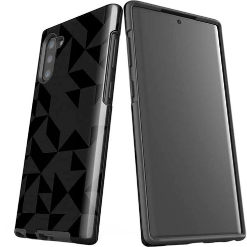 Black Geometric Galaxy Note 10 Pro Case