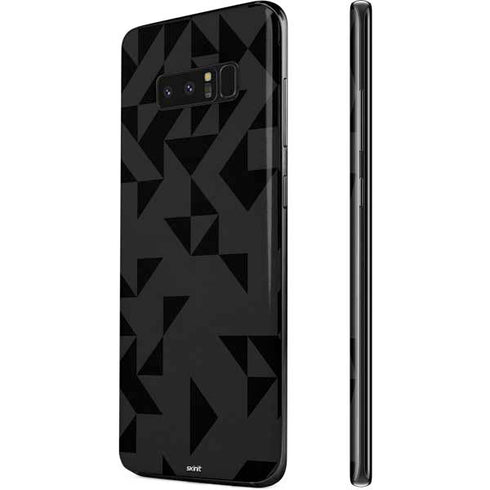 Black Geometric Galaxy Note 8 Skin