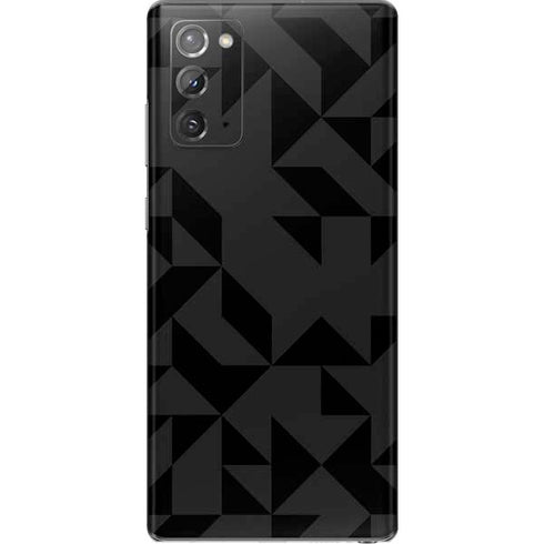Black Geometric Galaxy Note20 5G Skin