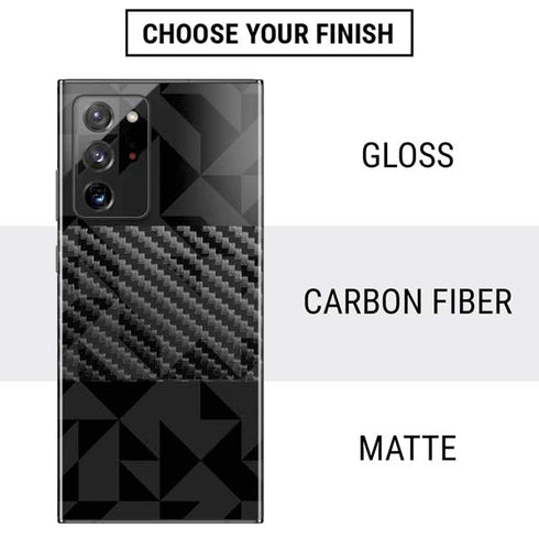Black Geometric Galaxy Note20 Ultra 5G Skin