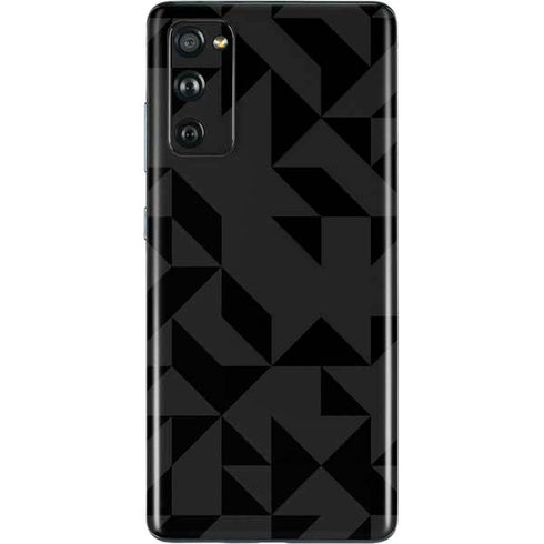Black Geometric Galaxy S20 Fan Edition Skin