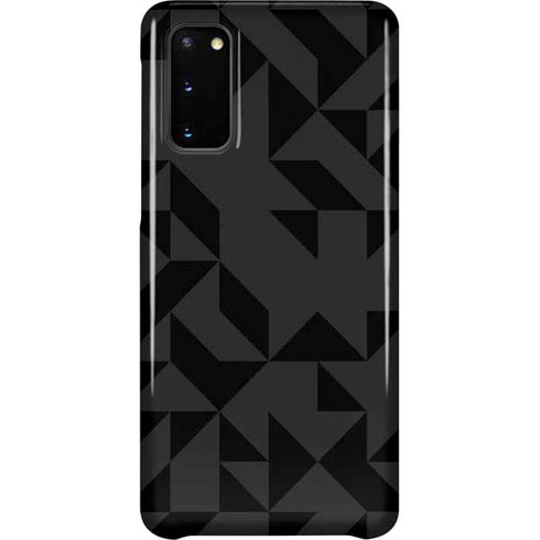 Black Geometric Galaxy S20 Lite Case