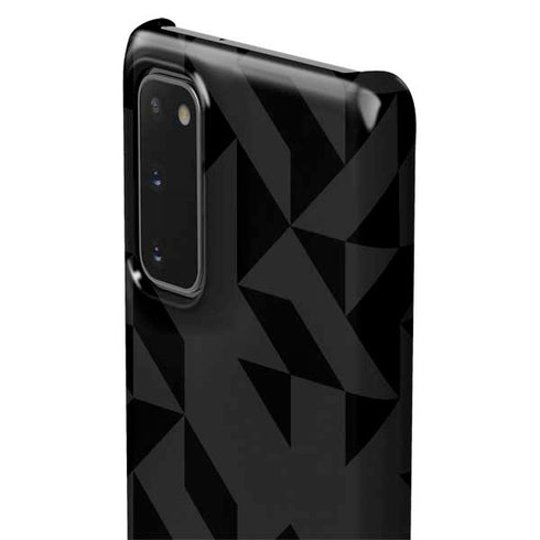 Black Geometric Galaxy S20 Lite Case