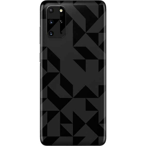 Black Geometric Galaxy S20 Plus Skin